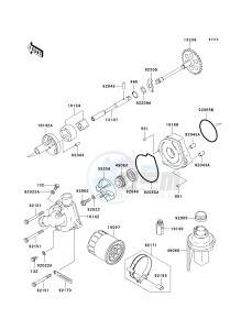 ZX 636 B [NINJA ZX-6R[ (B1-B2) [NINJA ZX-6R drawing OIL PUMP_OIL FILTER