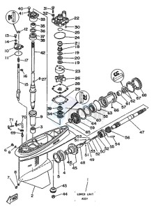 115B drawing PROPELLER-HOUSING-AND-TRANSMISSION