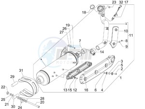 Beverly 500 Tourer (USA) USA drawing Silencer