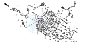 TRX420FAA Australia - (U) drawing REAR CRANKCASE COVER