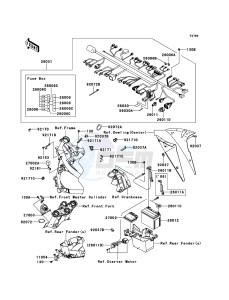 ER-6f ABS EX650B8F GB XX (EU ME A(FRICA) drawing Chassis Electrical Equipment