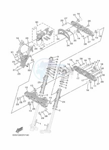 MWD300 TRICITY 300 (BED2) drawing STEERING