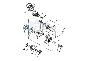 XT R 125 drawing CRANKSHAFT - PISTON