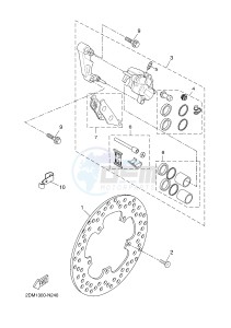 YP125RA (ABS) X-MAX 125 ABS (2DMD 2DMD) drawing FRONT BRAKE CALIPER