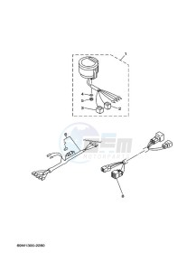 F40BETL drawing SPEEDOMETER