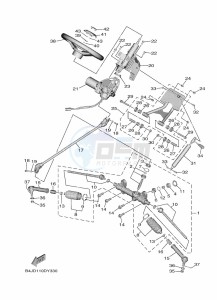 YXE1000EWS YX10ERPLP (B4MR) drawing STEERING