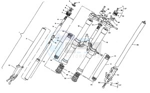 Climber 280 drawing Front fork model r