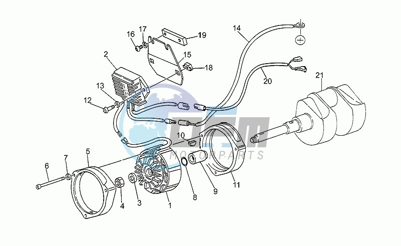 Ducati alternator