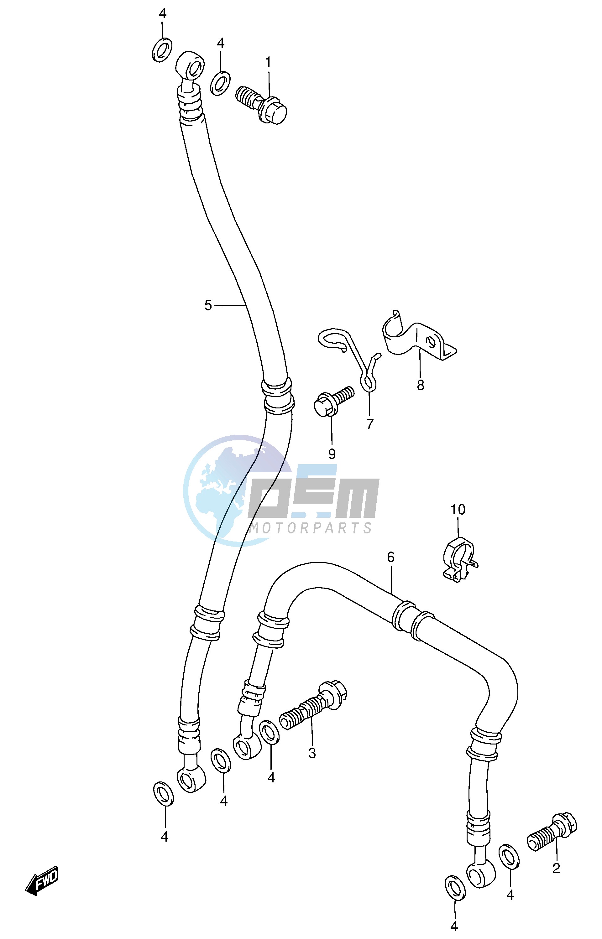 FRONT BRAKE HOSE