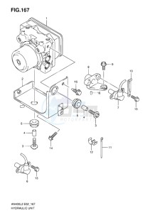 AN400Z ABS BURGMAN EU-UK drawing HYDRAULIC UNIT