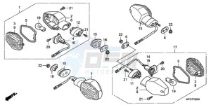 CB600F9 Europe Direct - (ED) drawing WINKER