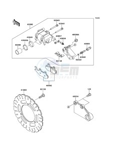 NINJA_250R EX250K9FA GB XX (EU ME A(FRICA) drawing Rear Brake