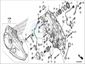 NC750JH Europe Direct - (ED) drawing RIGHT CRANKCASE COVER