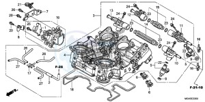 VFR1200XD CrossTourer - VFR1200X Dual Clutch 2ED - (2ED) drawing THROTTLE BODY