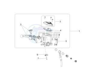 MGX 21 FLYING FORTRESS 1380 APAC drawing Front master cilinder