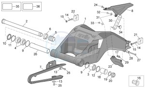 RSV 2 1000 drawing Swing arm