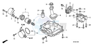 CBF1000S9 Europe Direct - (ED) drawing OIL PAN/OIL PUMP