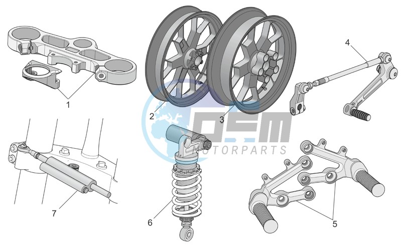 Acc. - Cyclistic components