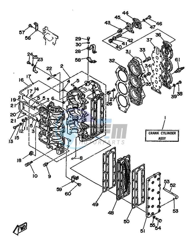 CYLINDER--CRANKCASE