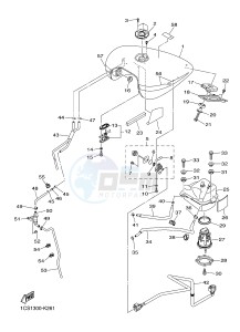 XVS1300A XVS1300A UBS MIDNIGHT STAR (1CS8) drawing FUEL TANK