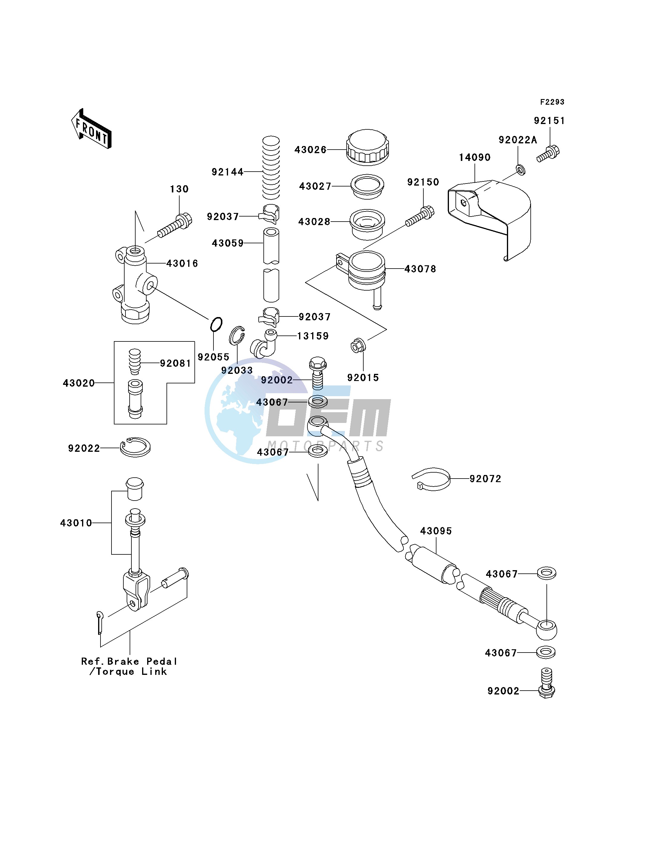 REAR MASTER CYLINDER