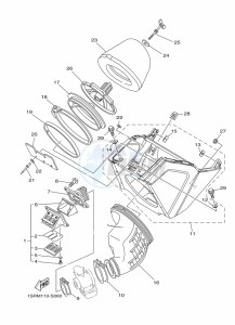 YZ125X (B1B5) drawing INTAKE