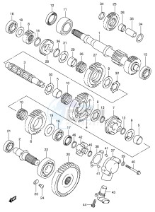 LT-A500F (E3-E28) drawing TRANSMISSION (2) (MODEL K2)