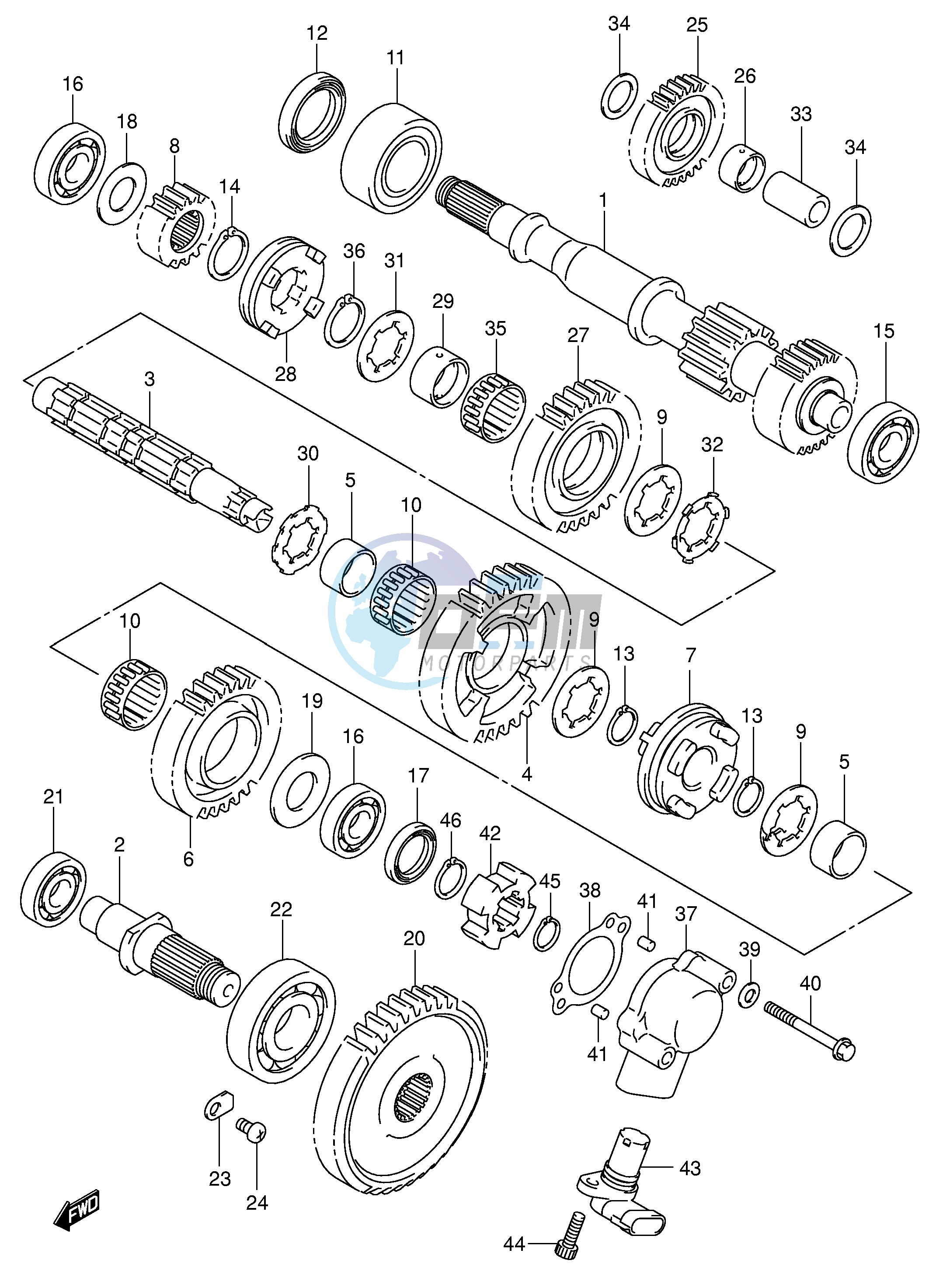 TRANSMISSION (2) (MODEL K2)