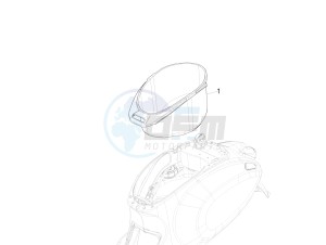 SPRINT 50 4T-3V E4 (EMEA) drawing Helmet housing - Undersaddle