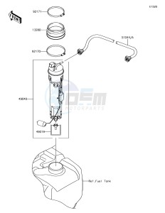 JET SKI STX-15F JT1500AGF EU drawing Fuel Pump