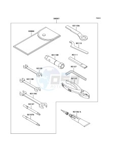 ELIMINATOR 125 BN125-A8 GB XX (EU ME A(FRICA) drawing Owner's Tools