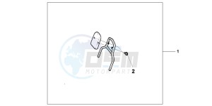 VT1100D2 drawing BACKREST