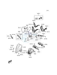 J125 ABS SC125BGF XX (EU ME A(FRICA) drawing Handlebar