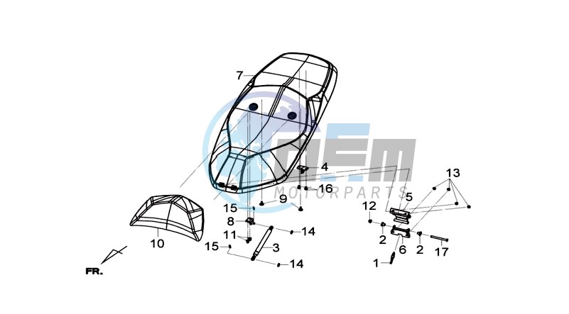 BUDDYSEAT / REAR LUGGAGE FRAME /