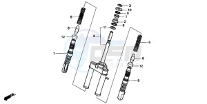 SGX50S drawing FRONT FORK