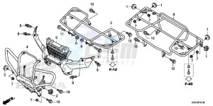 TRX500FM2E TRX500FM2 U drawing CARRIER