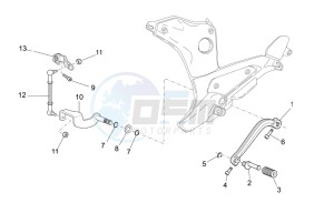 Breva V IE 850 drawing Gear lever