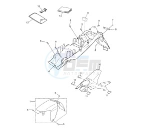 TZR 50 drawing FENDER