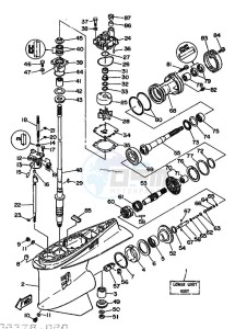 L250AETO drawing LOWER-CASING-x-DRIVE-1