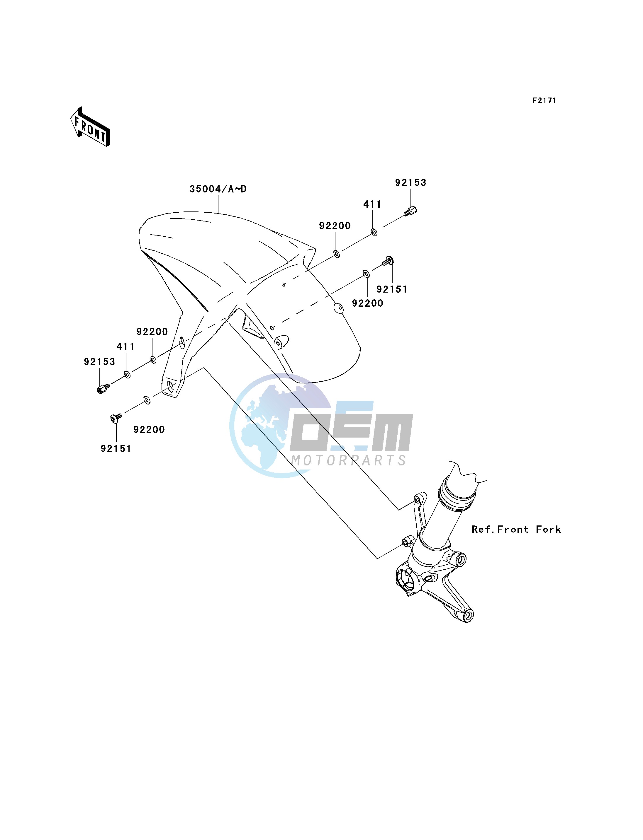 FRONT FENDER-- S- -