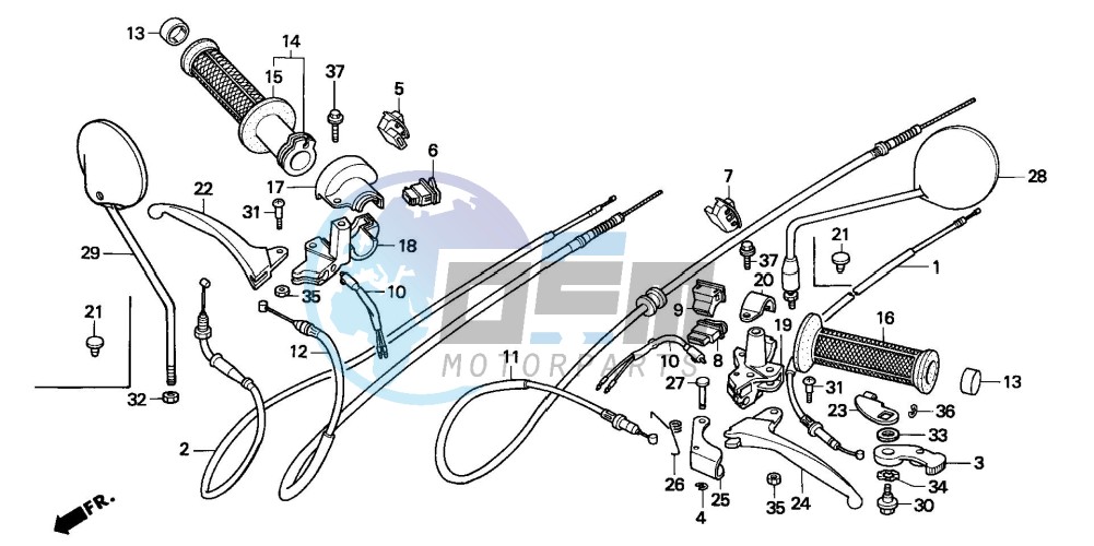 HANDLE LEVER/SWITCH/CABLE