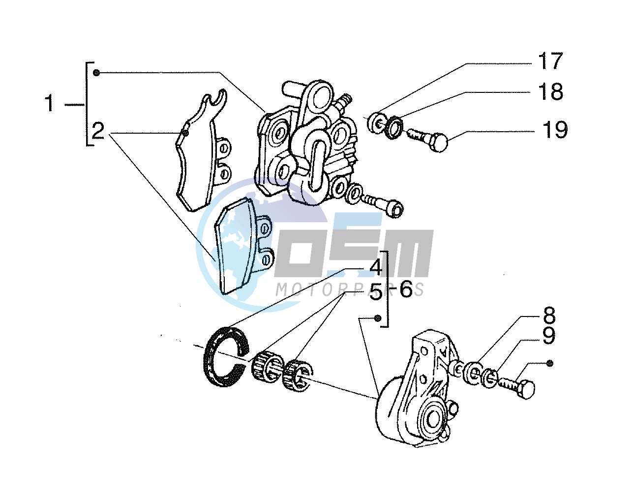 Front brake caliper