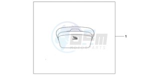 CBF1000SA France - (F / ABS CMF) drawing TOP BOX INNERBAG