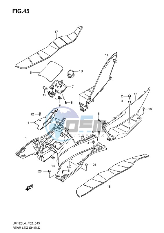 REAR LEG SHIELD