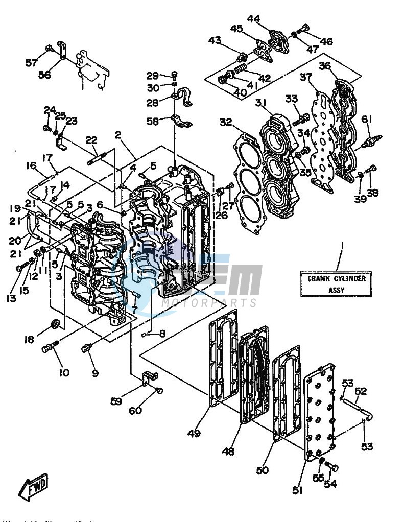 CYLINDER--CRANKCASE