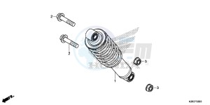 MSX125AH Europe Direct - (ED) drawing REAR CUSHION