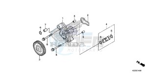 CRF250LF CRF250L E drawing OIL PUMP