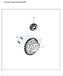 TWEET 50 V drawing OIL PUMP