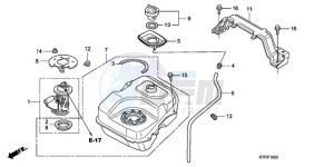 SH1259 France - (F / CMF) drawing FUEL TANK