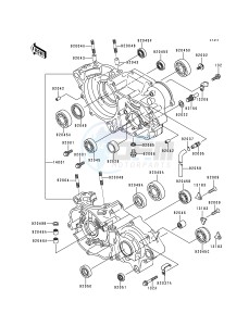 KX 250 K [KX250] (K1) [KX250] drawing CRANKCASE